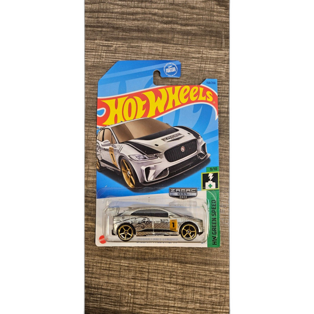 Hot Wheels Green Speed Jaguar 1-Pace Trophy -- ITEM #3214